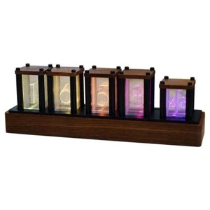 Tubo Estilo Reloj de Mesa Retro Moderno Reloj de Madera Colores RGB Todo Colo... - Imagen 1 de 9