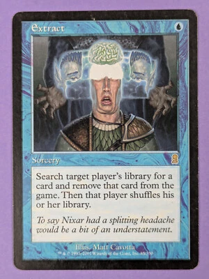MTG Magic The Gathering: Odyssey: Extract #85/350 Rare - MP - Image 1 of 2