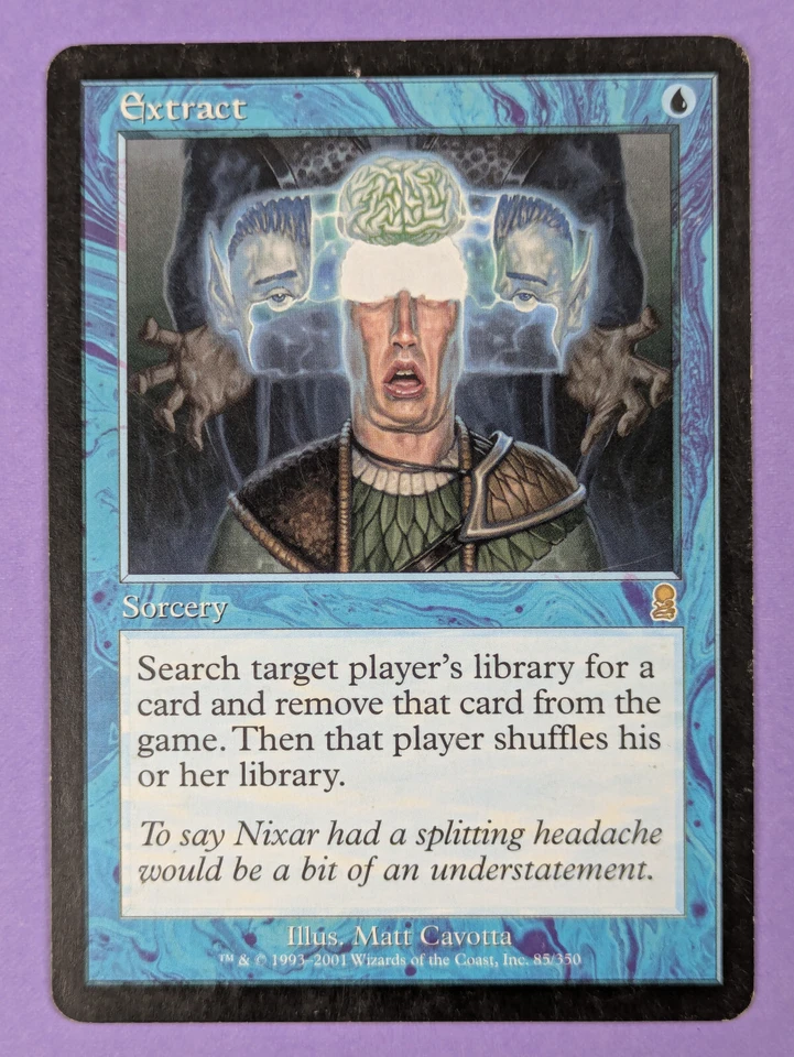 MTG Magic The Gathering: Odyssey: Extract #85/350 Rare - MP - Image 1 of 2