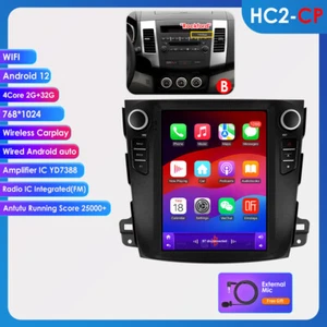 9.7Inch Car Stereo Radio WiFi GPS CarPlay Android For Mitsubishi Outlander 08-12 - Foto 1 di 24
