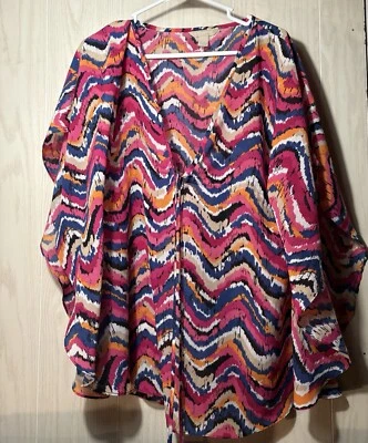 Banana Republic Womens Swim Cover-Up Size Medium Unique - Image 1 of 2