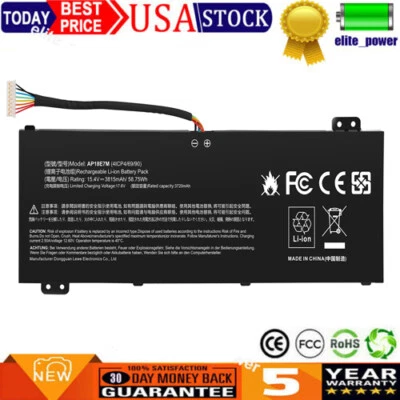 Batería AP18E7M AP18E8M para Acer Nitro An515-54-54W2 Nitro 7 Nitro 5 AN517-51-5 Foto 1 de 4