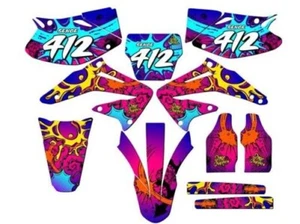 2002-2004 CRF 450 R ZANY Pink Senge Graphics Kit Compatible with Honda - Picture 1 of 10