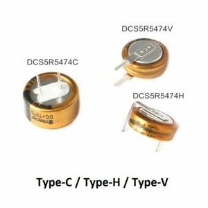 Condensadores Farad 5.5V 0.47F DCS5R5474 Tipo-C/H/V Supercondensadores PCB - Imagen 1 de 5