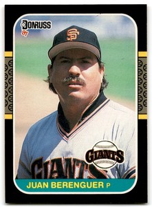 1987 Donruss Juan Berenguer San Francisco Giants #616
