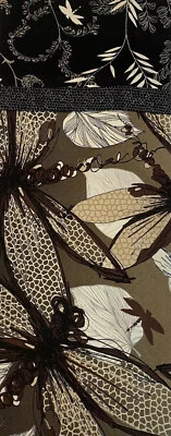 Fronha personalizada com estampa contrastante 100% algodão costuras francesas libélulas - Imagem 1 de 4