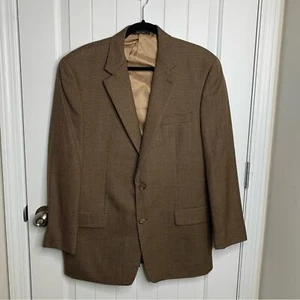 Lauren Ralph Lauren Karo Hahnentritt Zwei Knopf Blazer Sport Mantel Jacke 42 L - Bild 1 von 7