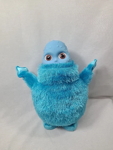 2004 Ragdoll Blue Boohbah JUMBAH 13" Dance Along Stuffed Plush Toy Boobah- Works Cover