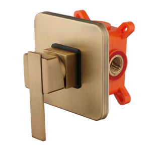 Grifo mezclador de válvula de control de ducha simple para baño 1 Handel montado en la pared - Imagen 1 de 6