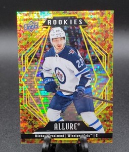 2022-23 Upper Deck Allure Michael Eyssimont Gold Glitter Bomb #018/199 Jets