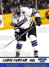 2008-09 Lincoln Stars MDA #18 Chris Forfar