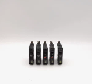 Square D QOB 15A Circuit Breaker - 10kA 120/240V - Lot of 5 - Picture 1 of 4