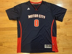 ADIDAS NBA DETROIT PISTONS ANDRE DRUMMOND MOTOR CITY SWINGMAN JERSEY L NWOT - Picture 1 of 6