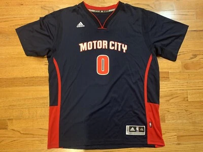CAMISETA ADIDAS NBA DETROIT PISTONS ANDRE DRUMMOND MOTOR CITY SWINGMAN 2XL NUEVA SIN ETIQUETAS Foto 1 de 4