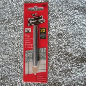 Broca de vidrio y azulejos americana Vermont - 1/2" - 2x vida útil - punta de carburo - #13307 (B 37) - Imagen 1 de 2