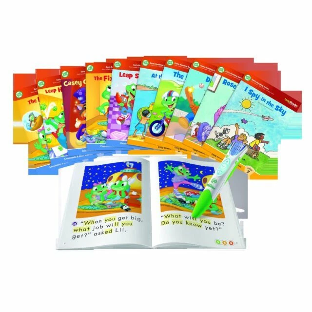 NEW LeapFrog LeapReader System Book Bundle 10 Books Mega Pack Learn to Read - Image 1 of 1