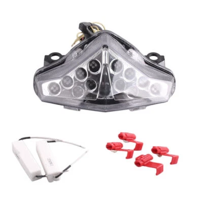 Motorcycle Turn Signal Tail Light fit Kawasaki EX650 2010-2012 Clear - Image 1 of 4