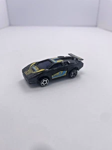 Vintage Blue Box 1986 Lamborghini Countach Black #20 Turbo Racing Team Car RARE - Picture 1 of 7