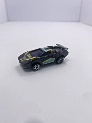 Vintage Blue Box 1986 Lamborghini Countach Black #20 Turbo Racing Team Car RARE - Image 1 of 4