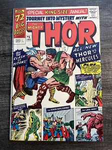 JOURNEY INTO MYSTERY King Size Annual No. 1 (1965) THOR! 1. Herkules! Sehr guter Zustand UKPV - Bild 1 von 4