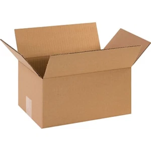 100 - 12 x 8 x 6 Corrugated Shipping Boxes Storage Cartons Moving Packing Box - Picture 1 of 2