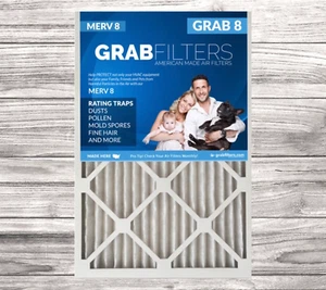 25x25x1 High Quality Custom Replacement Furnace Air Filters, 4 Count. Pleated.   - Picture 1 of 10