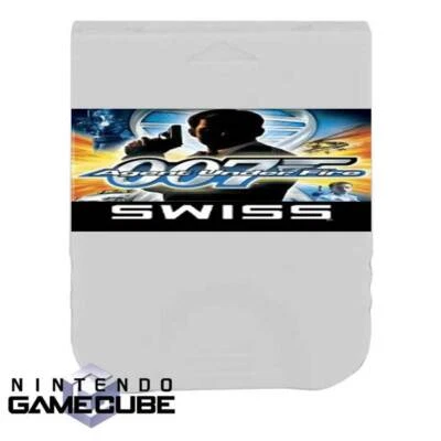 James Bond 007 Agent Under Fire SWISS SD2SP2 Plug & Play GameCube Memory Card