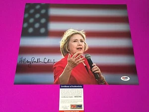 FOTO 11x14 firmada por Hillary Rodham Clinton certificado de autenticidad PSA/DNA - Imagen 1 de 2