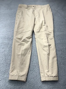 Alpine Design Pants Mens 38 Beige Khaki Chino Performance Stretch Nylon Blend - Picture 1 of 13