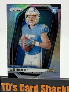 2024 Panini Prizm - Rookie Variations Ladd McConkey #24 Silver Prizm (RC) - Picture 1 of 2