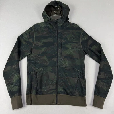 Oakley Fz Scuba Fleece Jacket Mens Medium Camo Green Zip Hoodie Regular Fit - Image 1 of 4