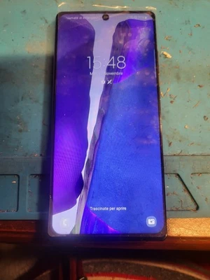 SMARTPHONE SAMSUNG GALAXY NOTE 20 5G SM N981B DUAL SIM 6.7" 256 GB NERO - Immagine 1 di 4