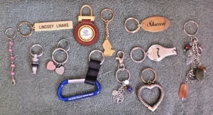 Lot of 12 Vintage To Now Key Chains - Picture 1 of 1