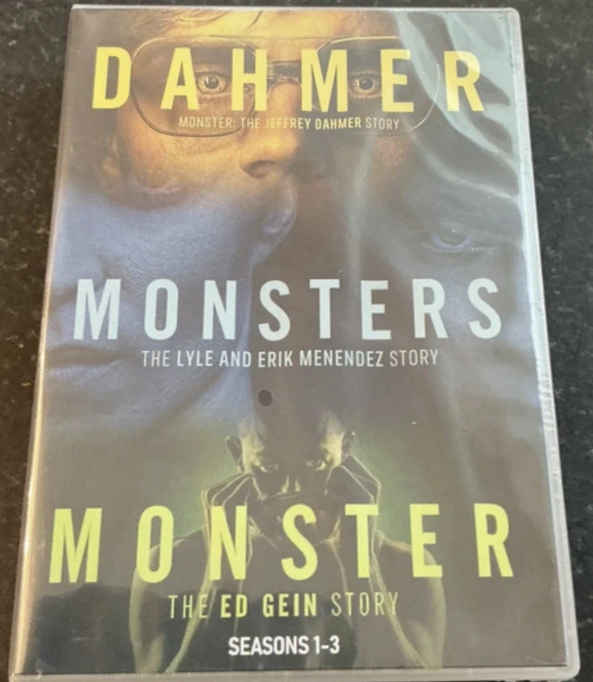 Netflix Monsters Season 1 2 & 3 One Two Three 1-3 DVD dahmer ed gain Mendez  - Image 1 of 1