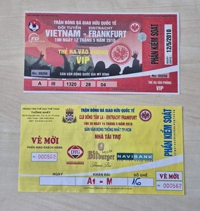 SGE Eintracht Frankfurt Sammler Tickets VIETNAM Nationalmannschaft 2010 - Bild 1 von 3