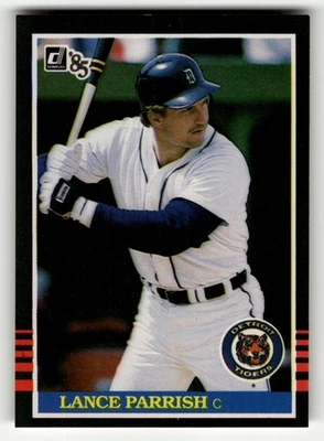 1985 Donruss Lance Parrish #49 HIGH GRADE PACK FRESH OPENED BY ME - Image 1 of 2