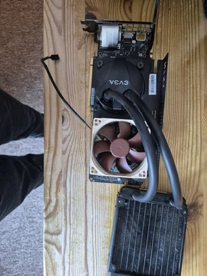 GTX 1080 8GB GDDR5X Graphics Card with Waterblock and Raidiator Bracket - Image 1 of 4