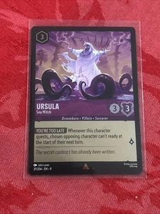 FOIL Disney Lorcana: Fabled - Ursula - Sea Witch - 37/204 FOIL - Imagen 1 de 7
