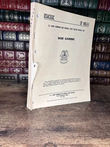 War Gaming U.S. Army Command General Staff College PB - Afbeelding 1 van 2