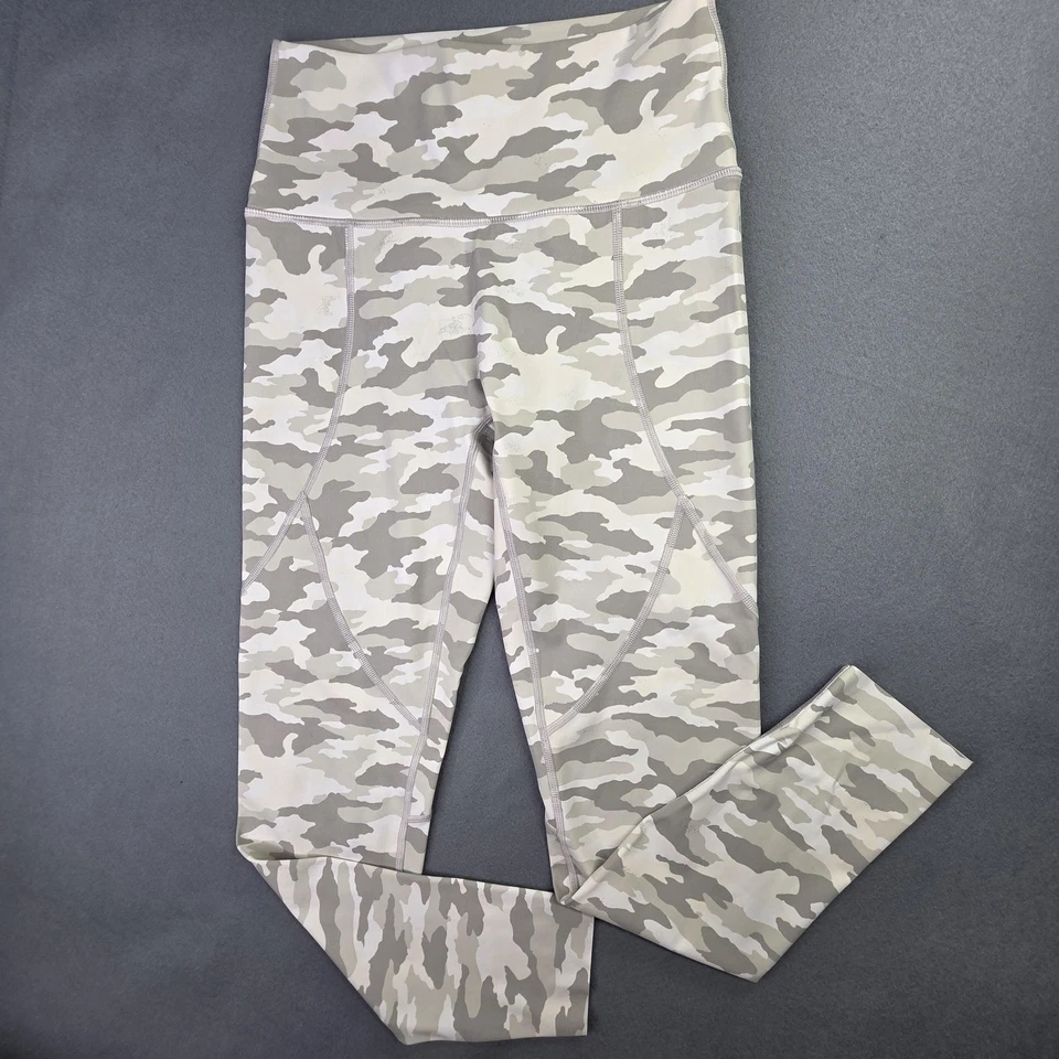 Leggings Aerie para mujer S M gris camuflaje tiro alto elásticos ocio yoga pantalones Foto 1 de 4