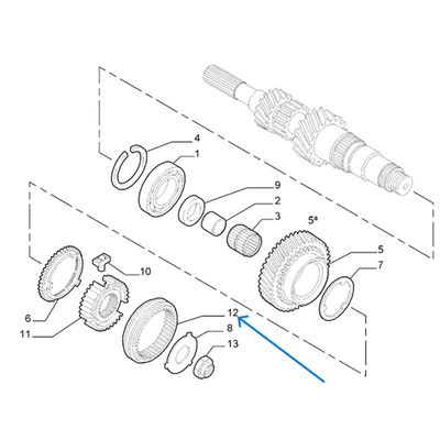 Manguito deslizante FIAT 55195576 para Alfa Romeo, Fiat, Lancia - Imagen 1 de 3