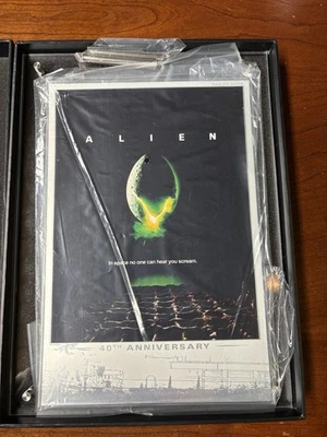 35 gr. PLATEADO Alien 40 Aniversario Lámina de Plata Perth Como Nueva 2019-COMPLETO EN CAJA Foto 1 de 4