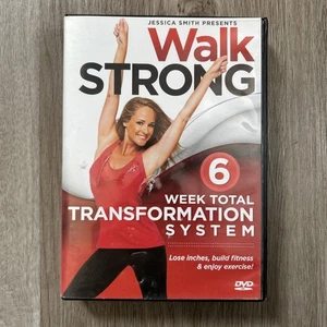 Walk Strong: 6 Week Total Transformation System 4 Disc Set Jessica Smith READ - Picture 1 of 10