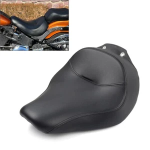 Motorcycle Front Driver Solo Seat Saddle For Harley Fat Boy FLSTF 2007-17 08 10 - Foto 1 di 11