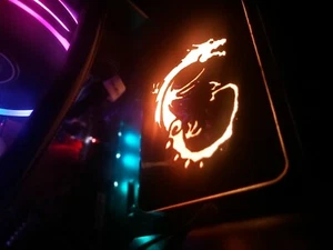 LED gaming desktop pc Light case display box 3pin rgb Addressable ARGB - Picture 1 of 12