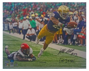 Kyren Williams signiertes ""Go Irish"" 16"" x 20"" Foto Beckett/GDL LE 1/23 - Bild 1 von 2