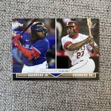 2022 Topps X Bobby Witt Jr Crown Collection #34 Vladimir Guerrero Jr & Sr