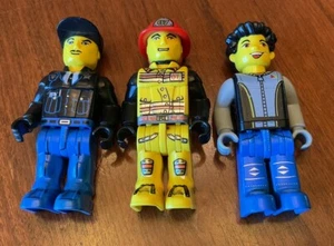 Lego Jack Stone Juniors Firefighter Police Officer Creator Figures Lot Of Three - Picture 1 of 2