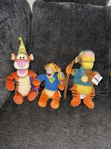 Disney Mini Bean Bag Plush Tigger Set Of 3 Vintage Retired: Winnie Pooh - Picture 1 of 8