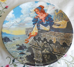 'The Franklin's Tale' by G. A. Hoover, Canterbury Tales Collection Plate 8.5" - Picture 1 of 3